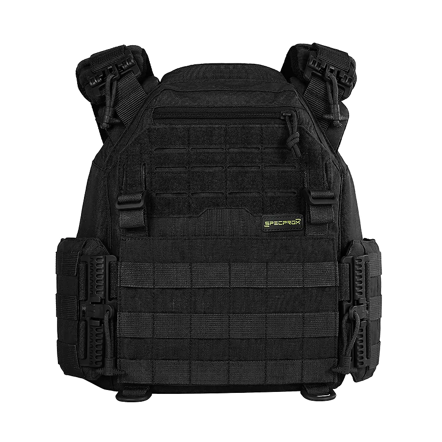 Плитоноска женская Warmor gen.3 FL SPECPROM (for Ladies). Без подсумков. С быстрым боковым и верхним сбросом (без плит). Черный