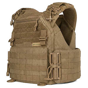 Плитоноска женская Warmor gen.3 FL SPECPROM (for Ladies). Без подсумков. С быстрым боковым и верхним сбросом (без плит). Койот