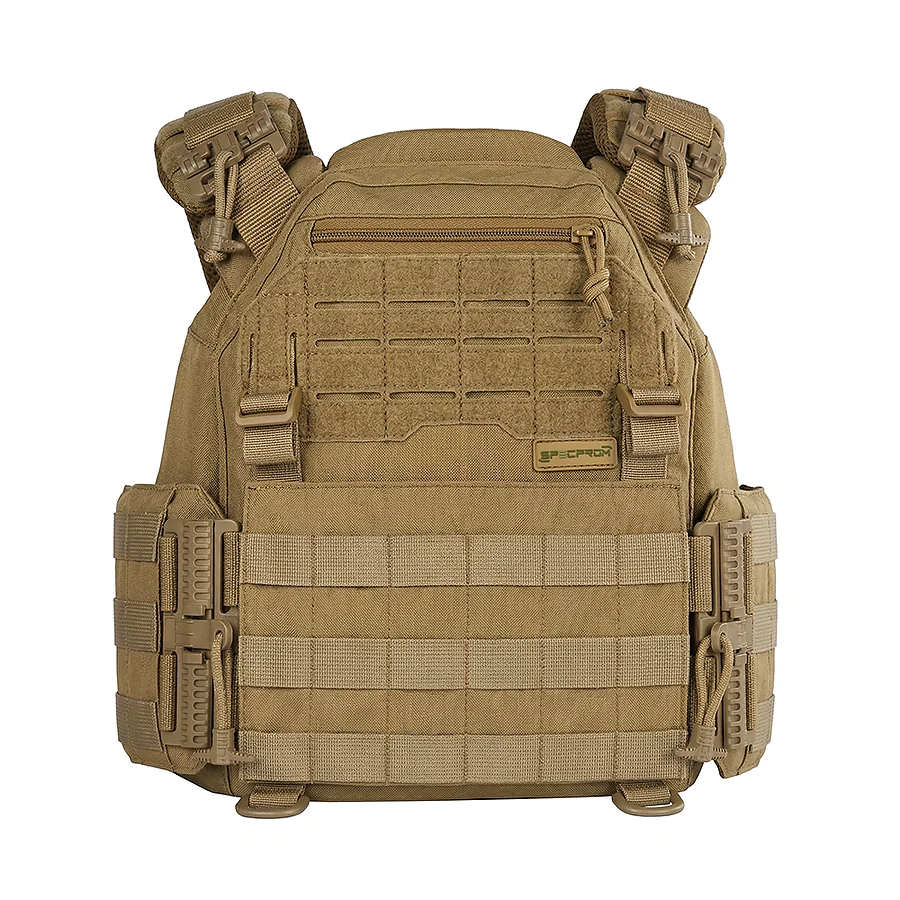 Плитоноска женская Warmor gen.3 FL SPECPROM (for Ladies). Без подсумков. С быстрым боковым и верхним сбросом (без плит). Койот