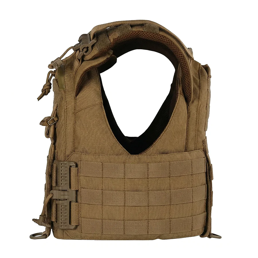 Плитоноска женская Warmor gen.3 FL SPECPROM (for Ladies). Без подсумков. С быстрым боковым и верхним сбросом (без плит). Койот