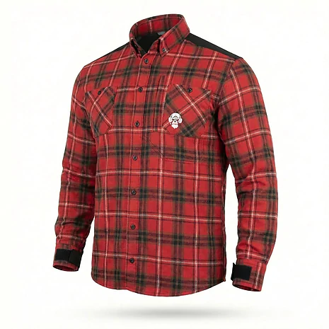 Рубашка в клетку Combatant Blackwater Field Shirt Core. Красный