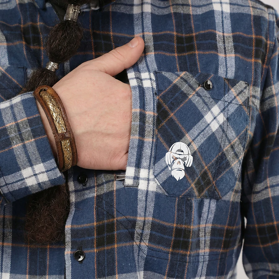 Сорочка в клітинку Combatant Blackwater Field Shirt Core. Синій