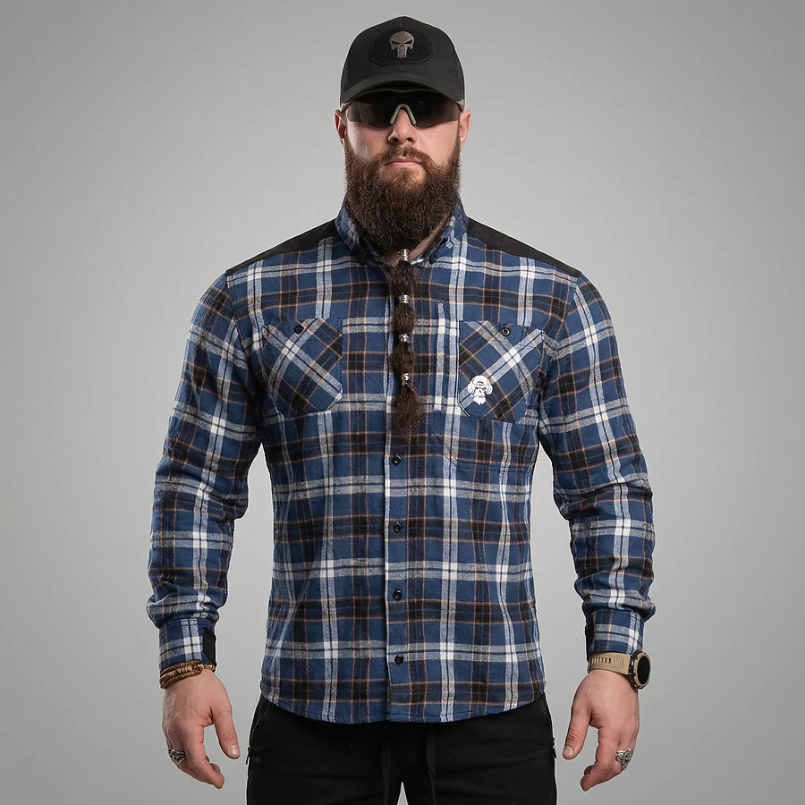 Сорочка в клітинку Combatant Blackwater Field Shirt Core. Синій