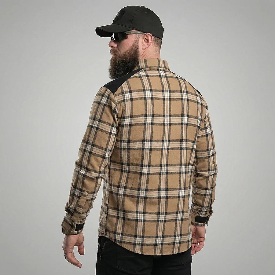 Сорочка в клітинку Combatant Blackwater Field Shirt Core. Бежевий