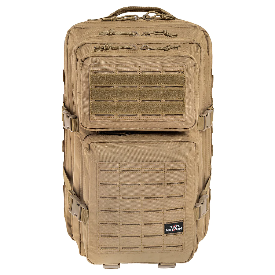 Рюкзак тактичний Pentagon Tac Maven Assault LaserCut 51л, Койот