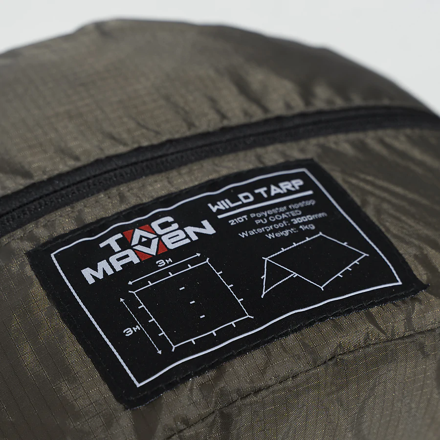 Тент туристический Pentagon Tac Maven WILD TARP 3x3м, Олива