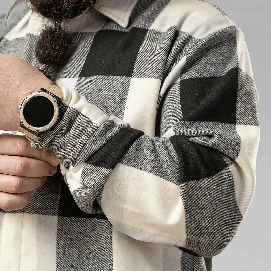 Рубашка в клетку Pobedov Tartan, черно-белый