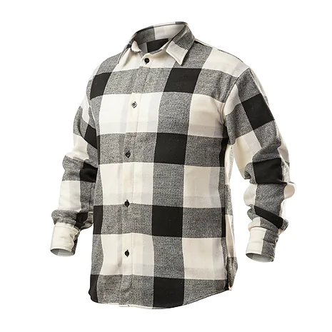 Сорочка в клітинку Pobedov Tartan, чорно-білий