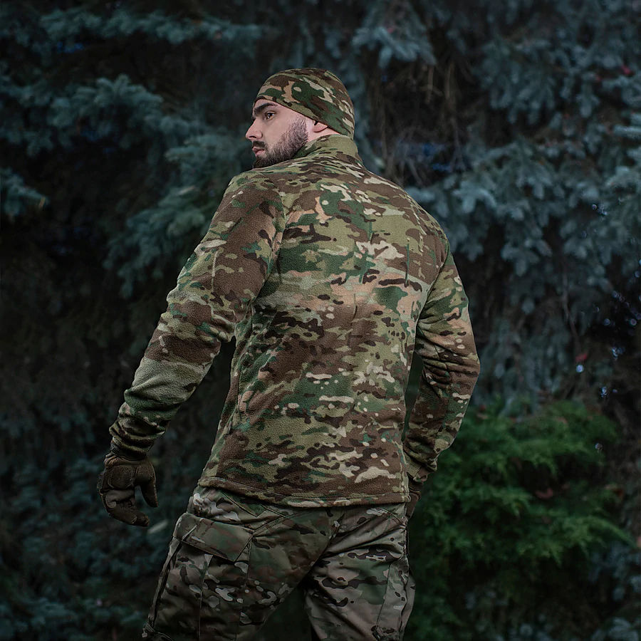 Кофта флисовая M-Tac Delta Fleece. Мультикам
