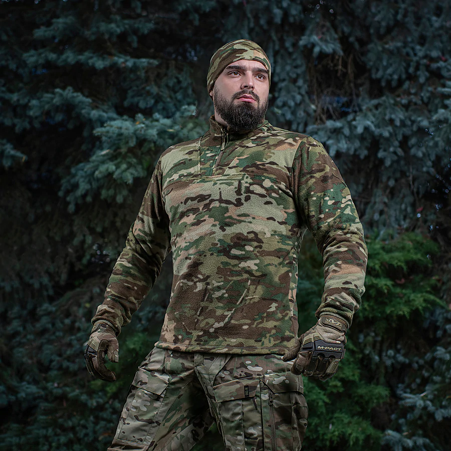 Кофта флисовая M-Tac Delta Fleece. Мультикам