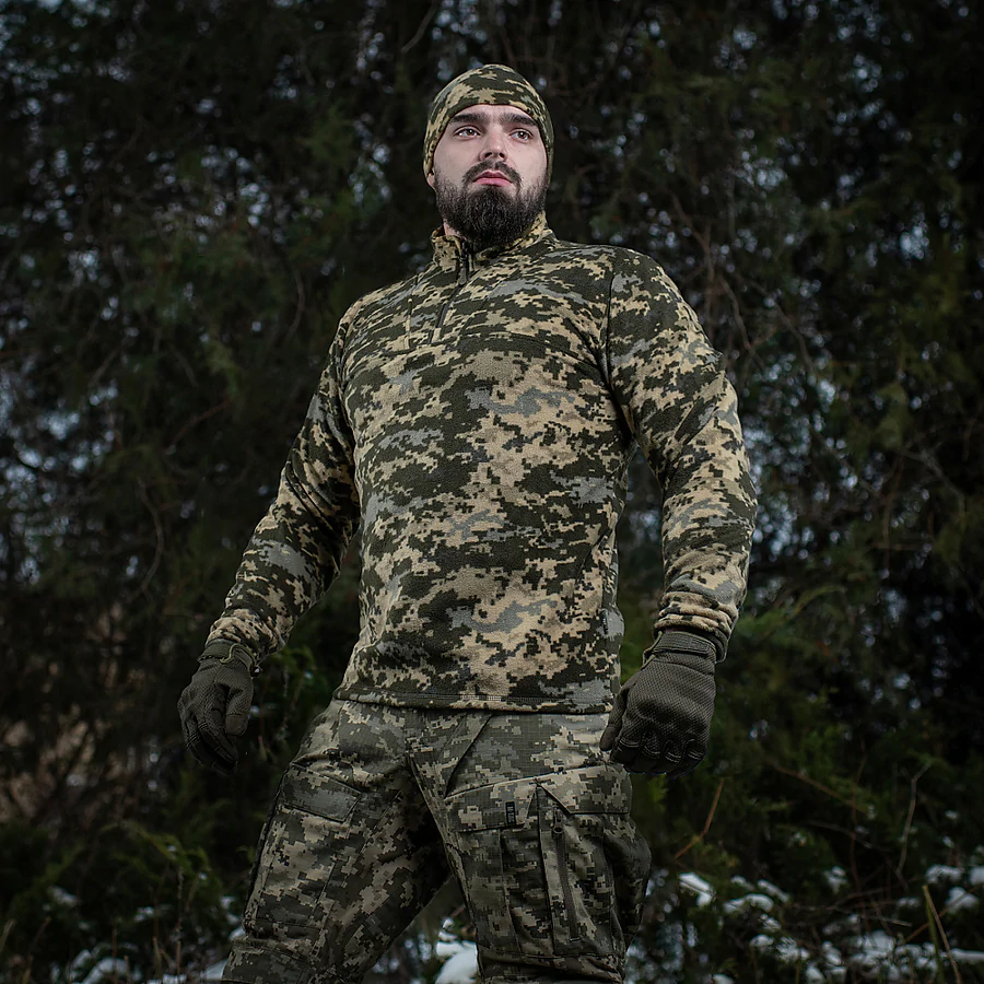 Кофта флісова M-Tac Delta Fleece. Піксель