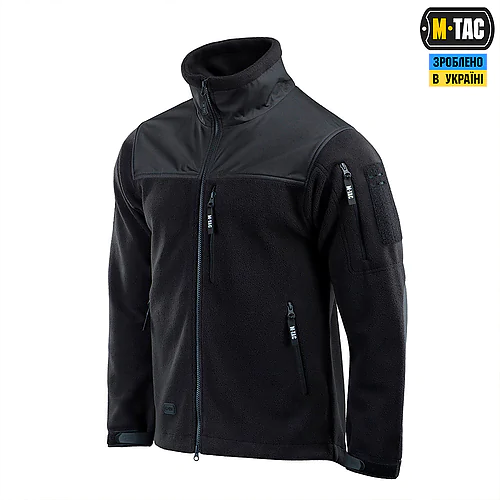Флісова куртка-кофта M-Tac Alpha Microfleece Gen.II. Чорний