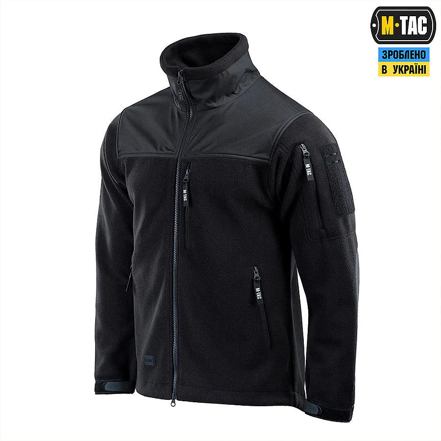 Флисовая куртка-кофта M-Tac Alpha Microfleece Gen.II. Черный