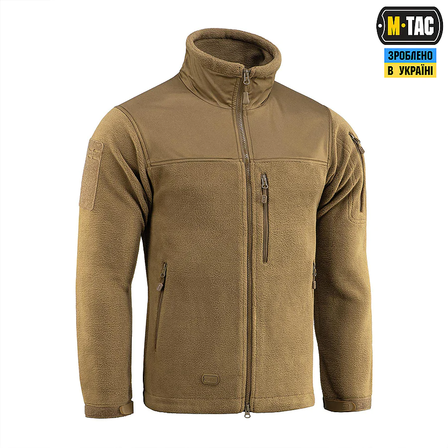 Флісова куртка-кофта M-Tac Alpha Microfleece Gen.II. Койот