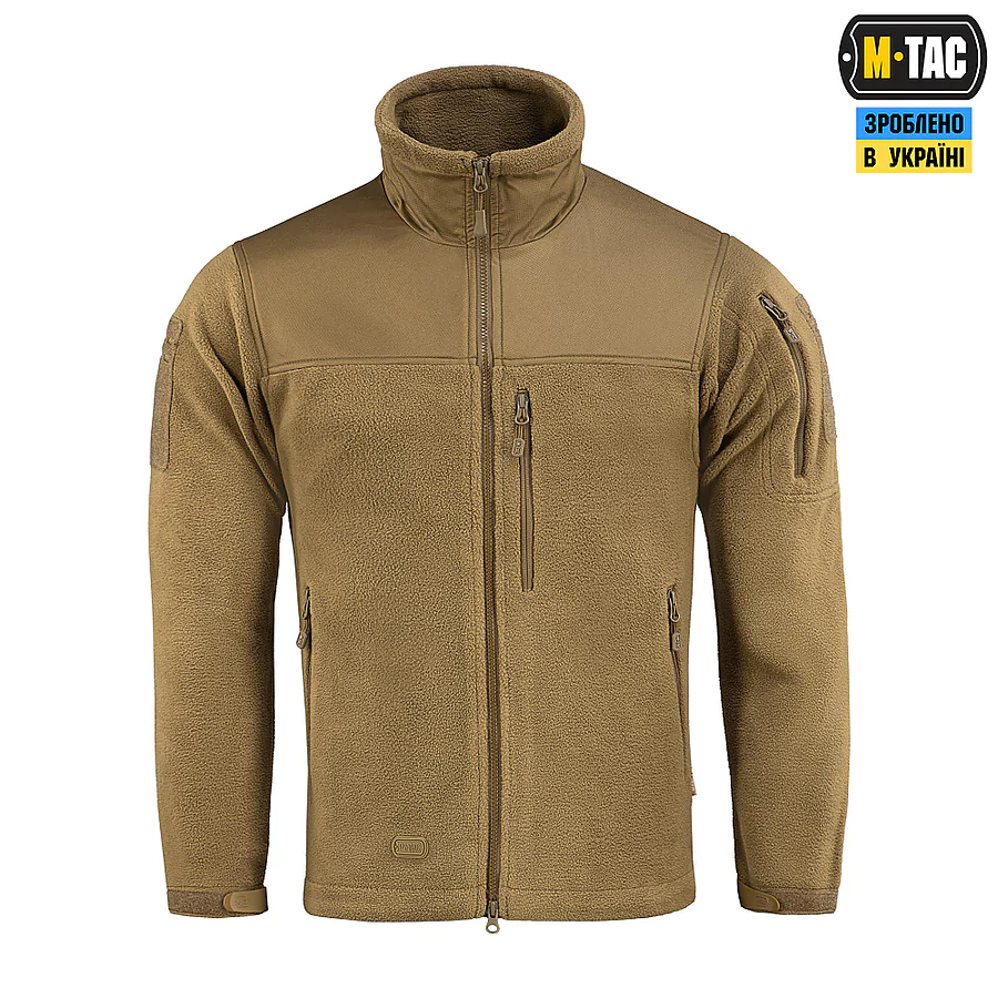 Флісова куртка-кофта M-Tac Alpha Microfleece Gen.II. Койот