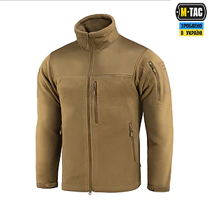 Флисовая куртка-кофта M-Tac Alpha Microfleece Gen.II. Койот