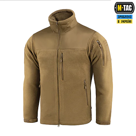 Флисовая куртка-кофта M-Tac Alpha Microfleece Gen.II. Койот