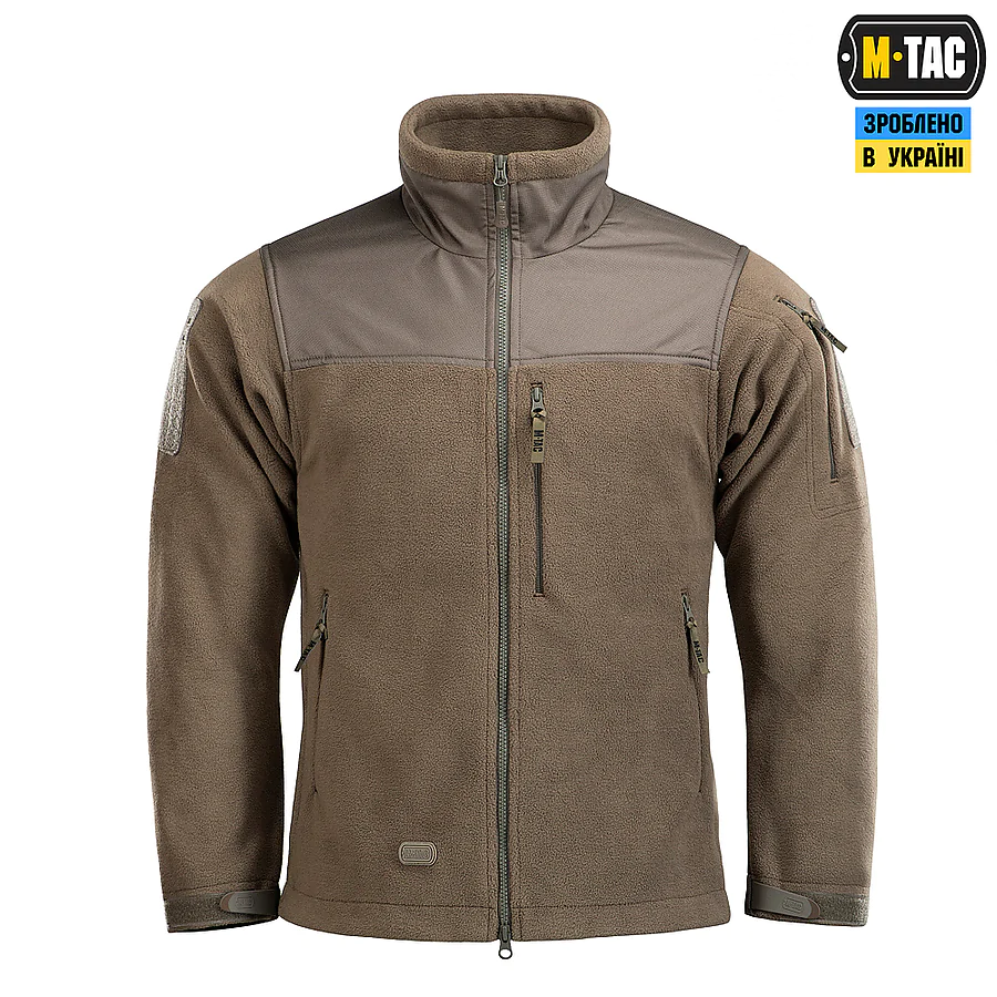 Флисовая куртка-кофта M-Tac Alpha Microfleece Gen.II. Темная олива