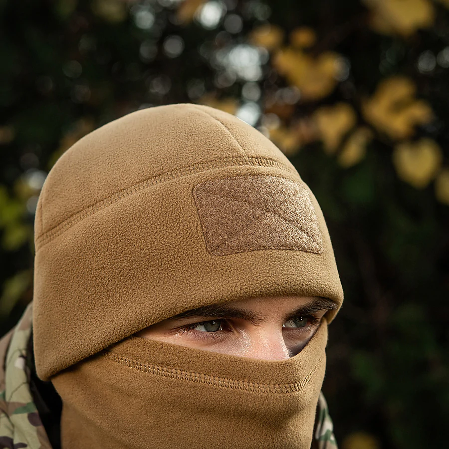 Шапка флисовая M-Tac Watch Cap Elite с Velcro, Койот