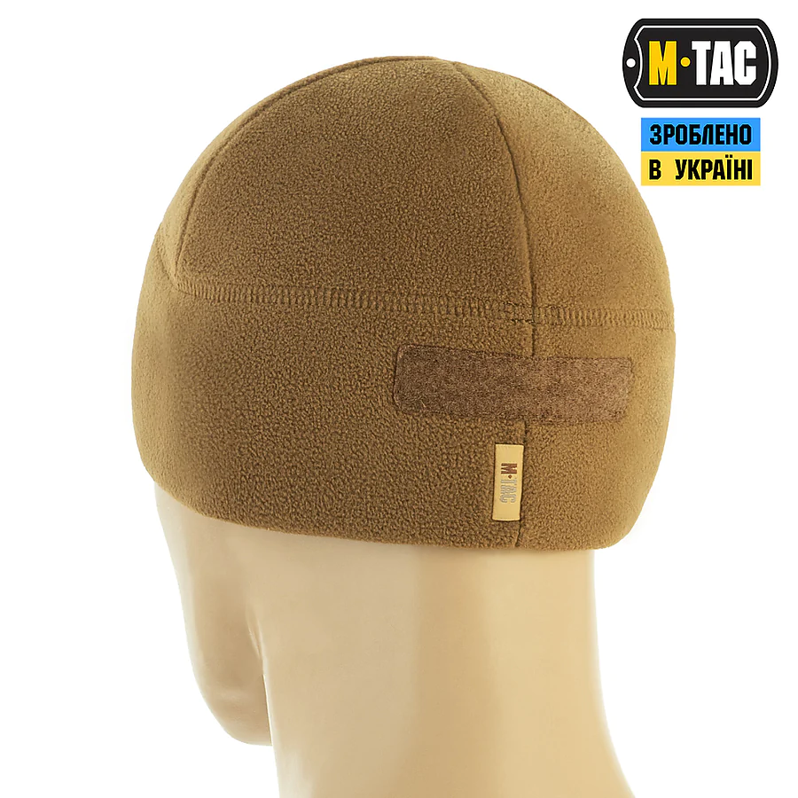 Шапка флисовая M-Tac Watch Cap Elite с Velcro, Койот