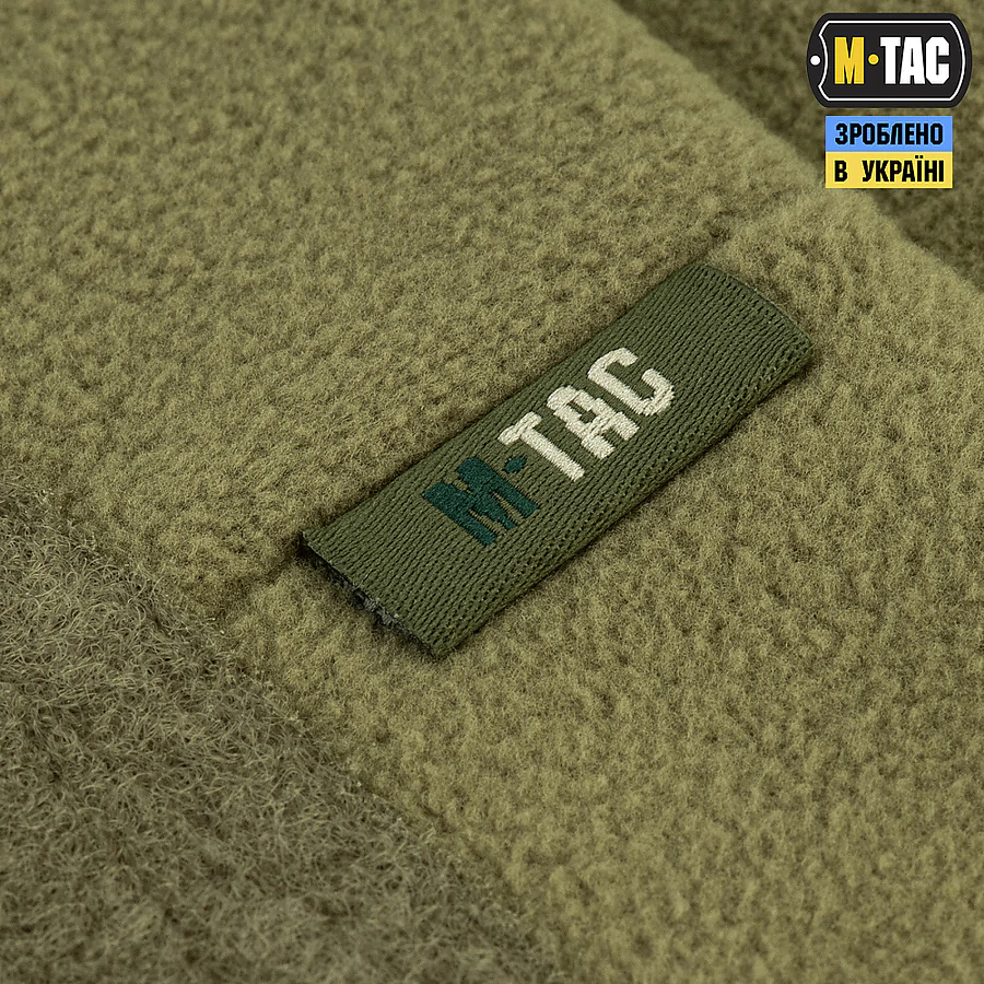 Шапка флісова M-Tac Watch Cap Elite з Velcro, Хакі