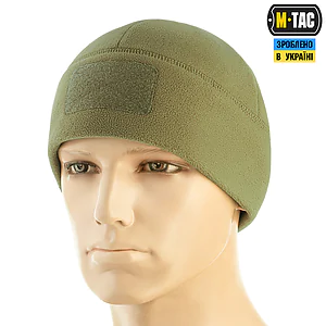 Шапка флісова M-Tac Watch Cap Elite з Velcro, Хакі