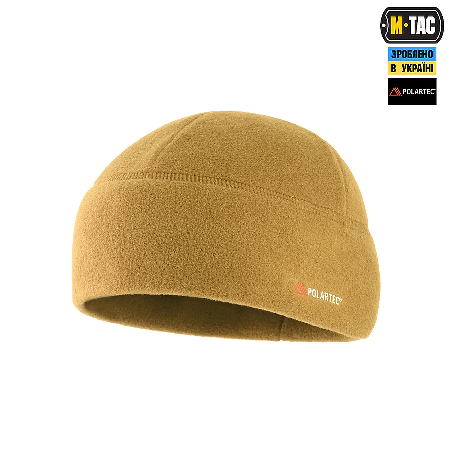 Шапка флісова M-Tac Watch Cap Polartec. Койот