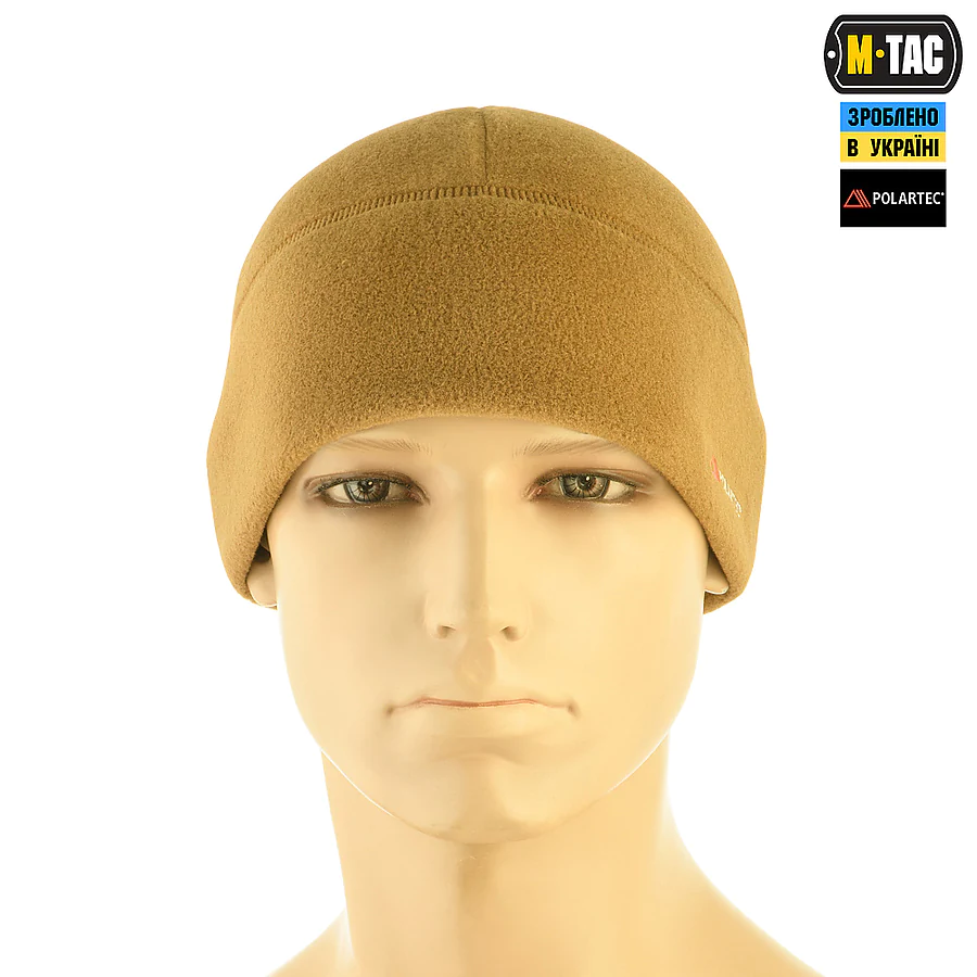 Шапка флісова M-Tac Watch Cap Polartec. Койот