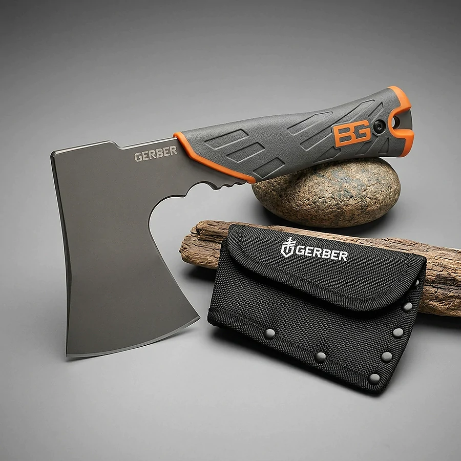 Тактический топор Gerber A-290. Черно-оранжевый