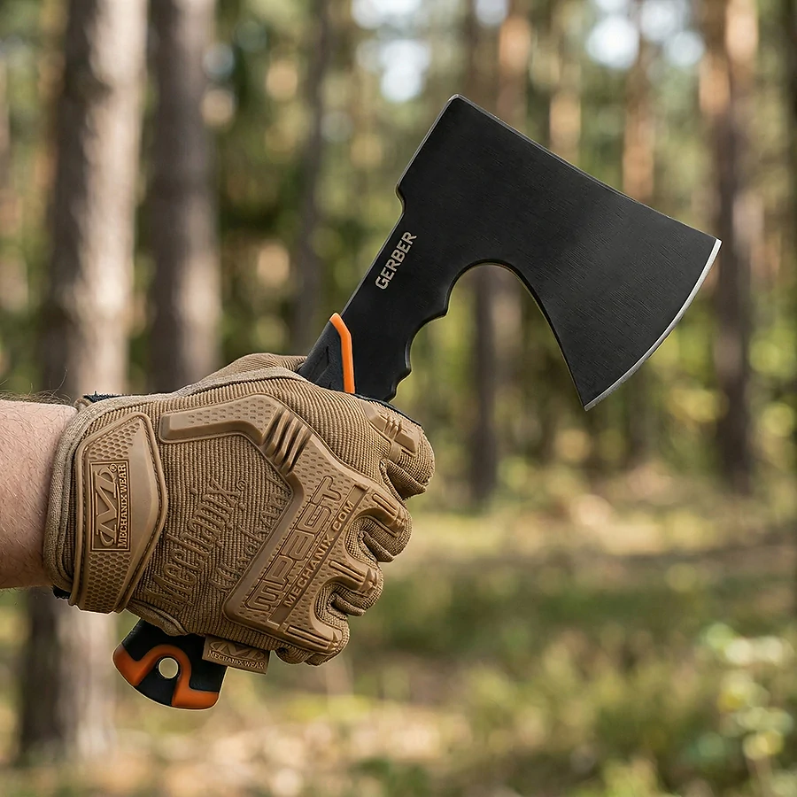 Тактический топор Gerber A-290. Черно-оранжевый