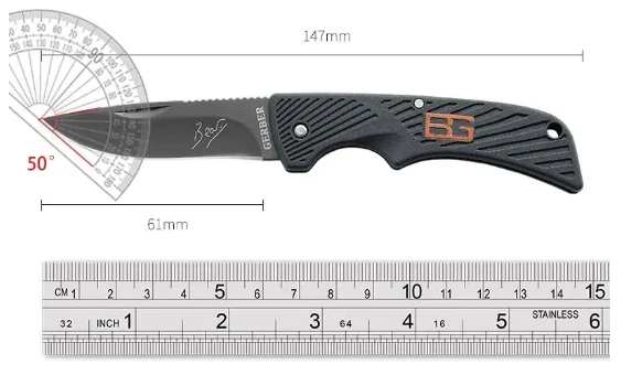 Нож складной Gerber A292 с серрейтором