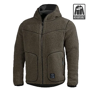 Флісова куртка-кофта Pentagon IANOS SHERPA 2-IN-1, Олива
