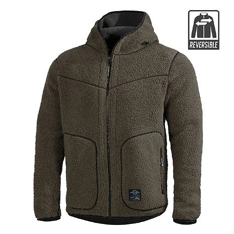 Флісова куртка-кофта Pentagon IANOS SHERPA 2-IN-1, Олива
