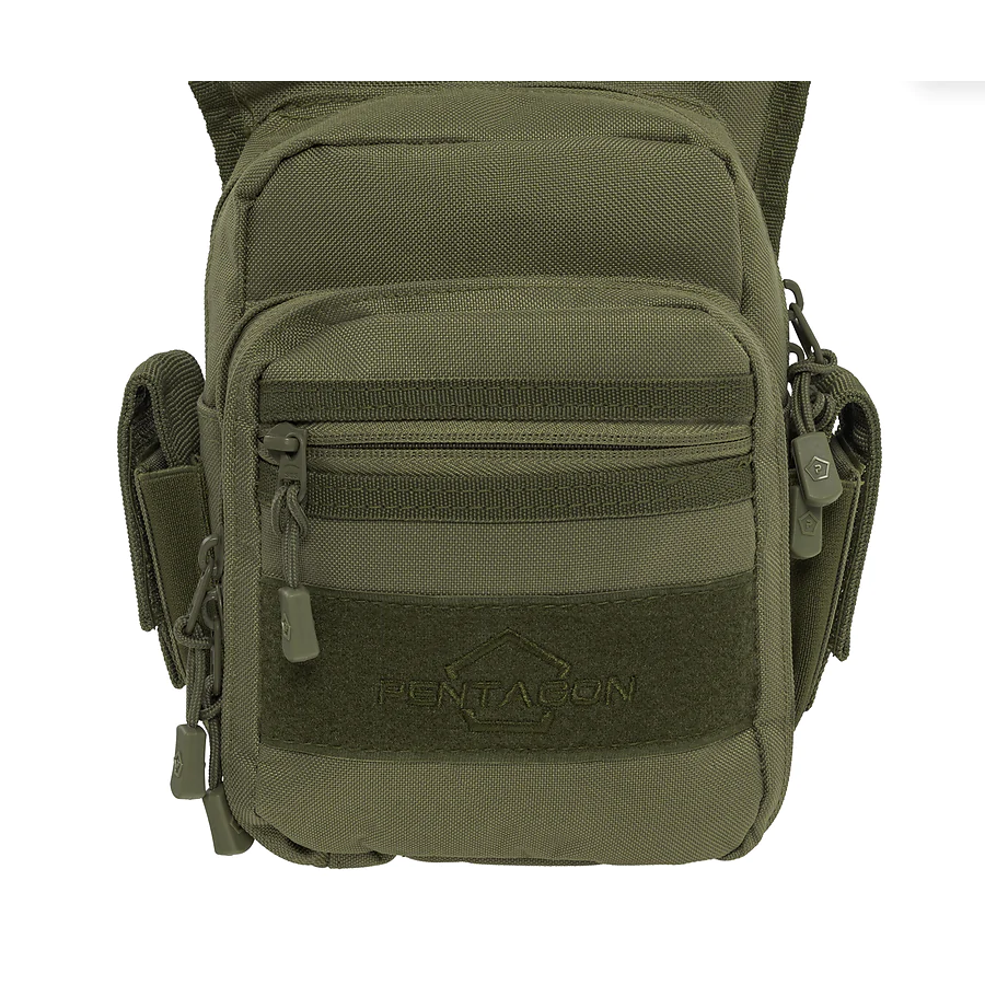 Сумка оружейная на бедро Pentagon Max-S 2.0 Gun Thigh Pouch 3,7 л, Олива