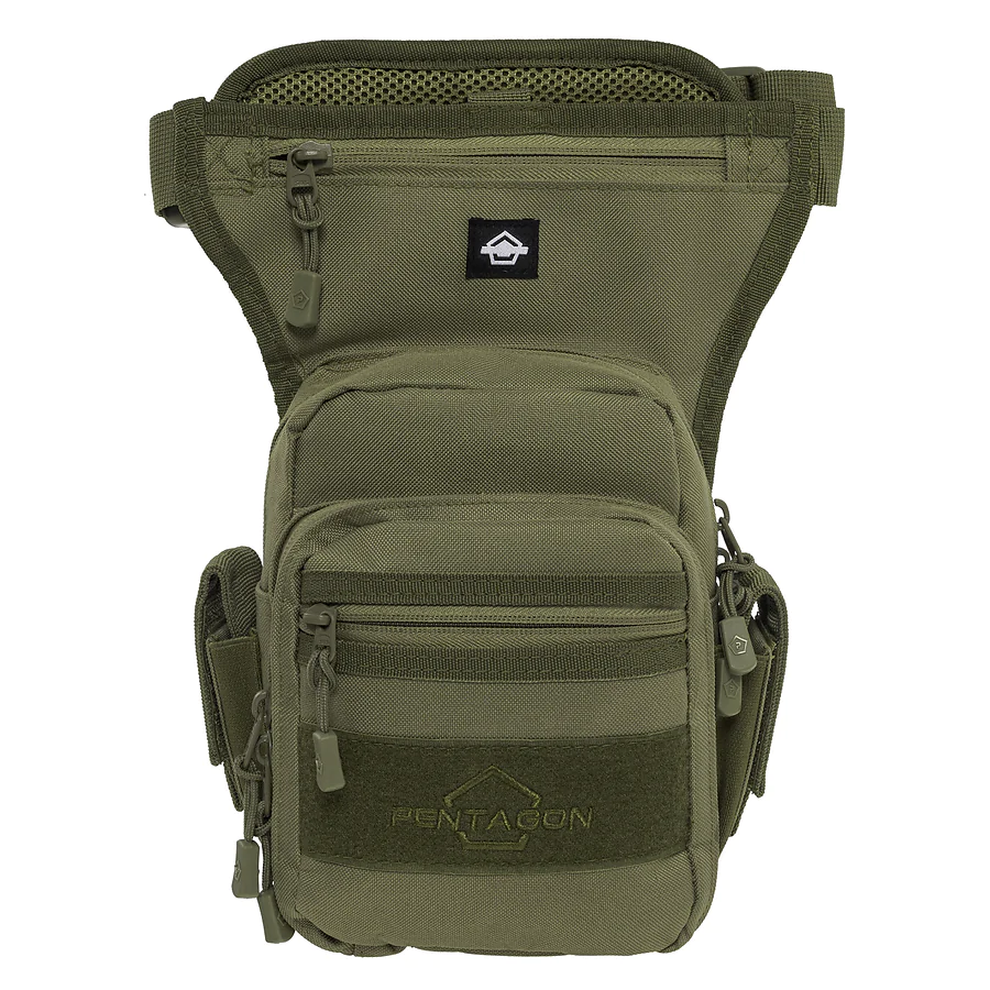 Сумка оружейная на бедро Pentagon Max-S 2.0 Gun Thigh Pouch 3,7 л, Олива