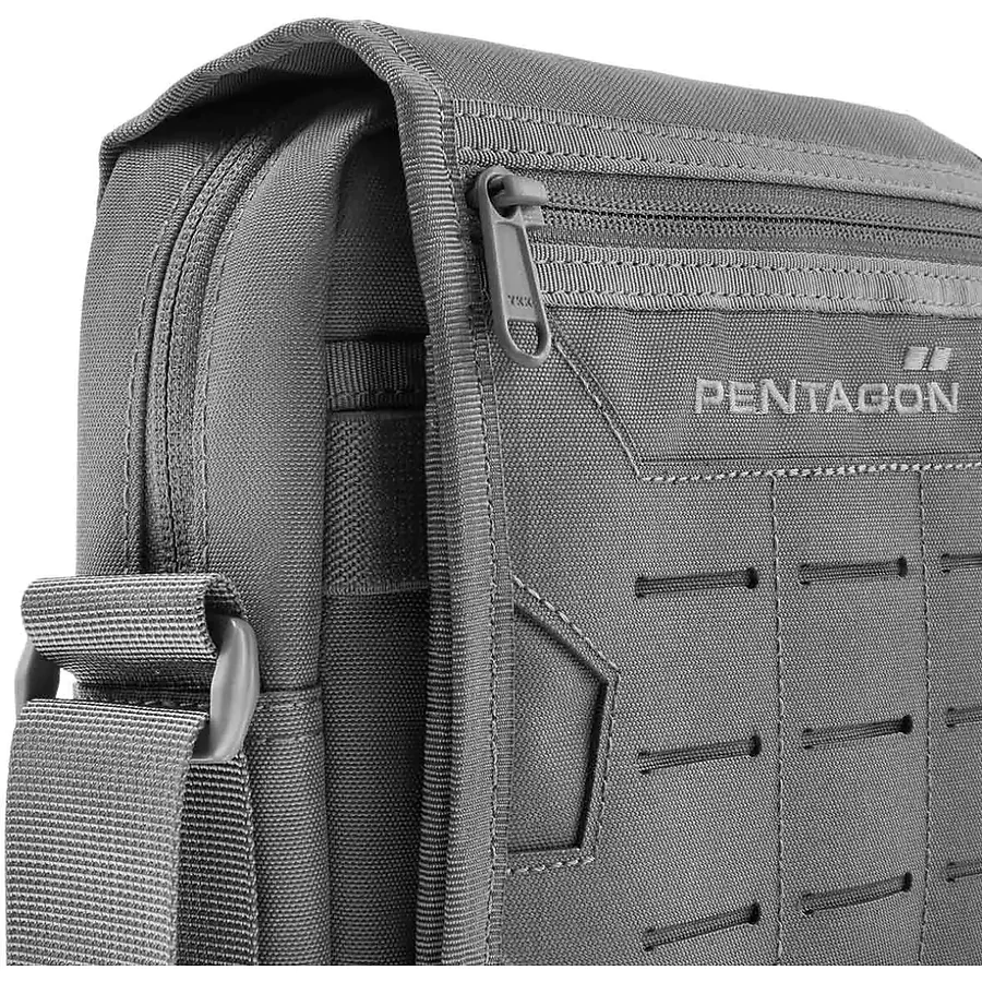Сумка через плече Pentagon Messenger 2,8л, Сірий