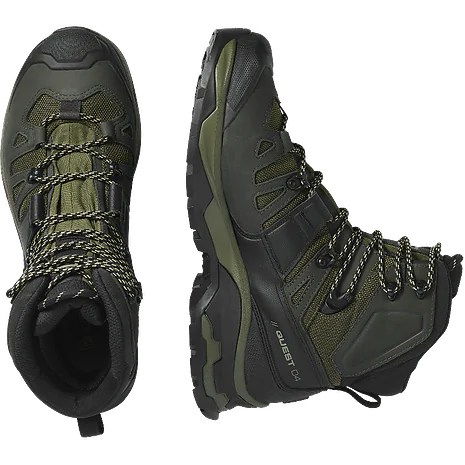 Черевики тактичні SALOMON Quest 4 GTX. Чорний-Хакі