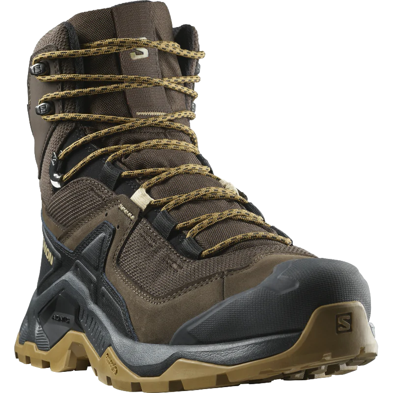 Ботинки туристические SALOMON Quest Element GTX. Коричневый
