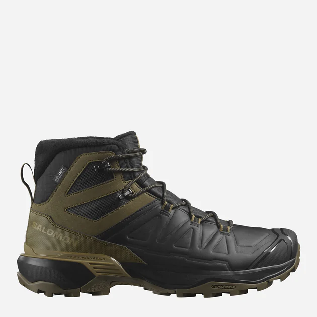 Ботинки туристические SALOMON Ultra Snowpilot WP. Хаки