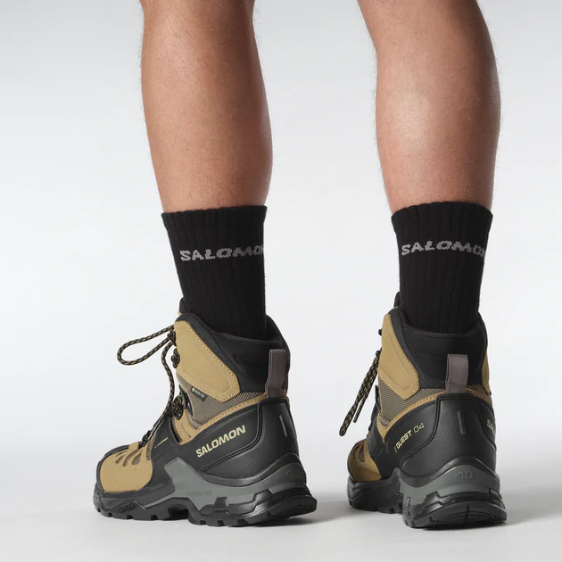 Ботинки тактические SALOMON Quest 4 GTX. Черный-Койот