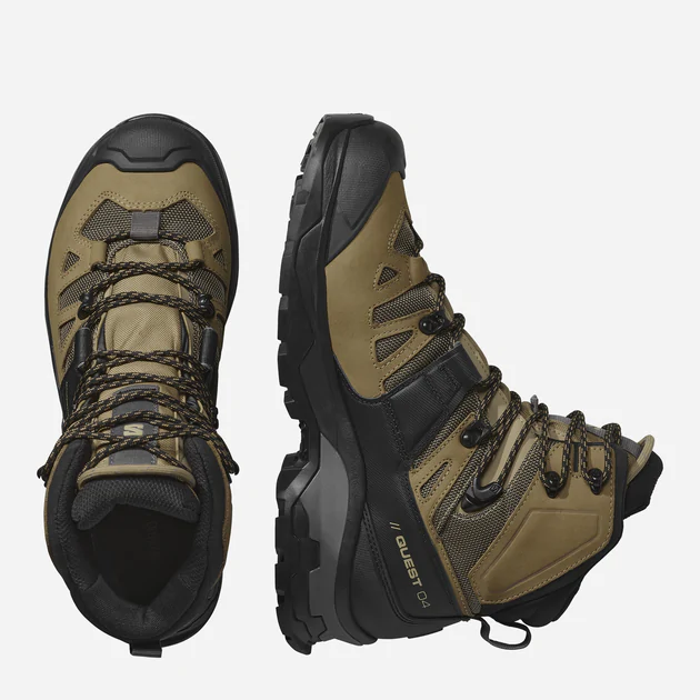 Ботинки тактические SALOMON Quest 4 GTX. Черный-Койот