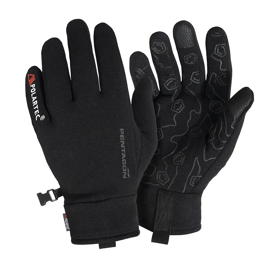 Перчатки тактические зимние Pentagon Ursus Power Stretch Polartec, Черный