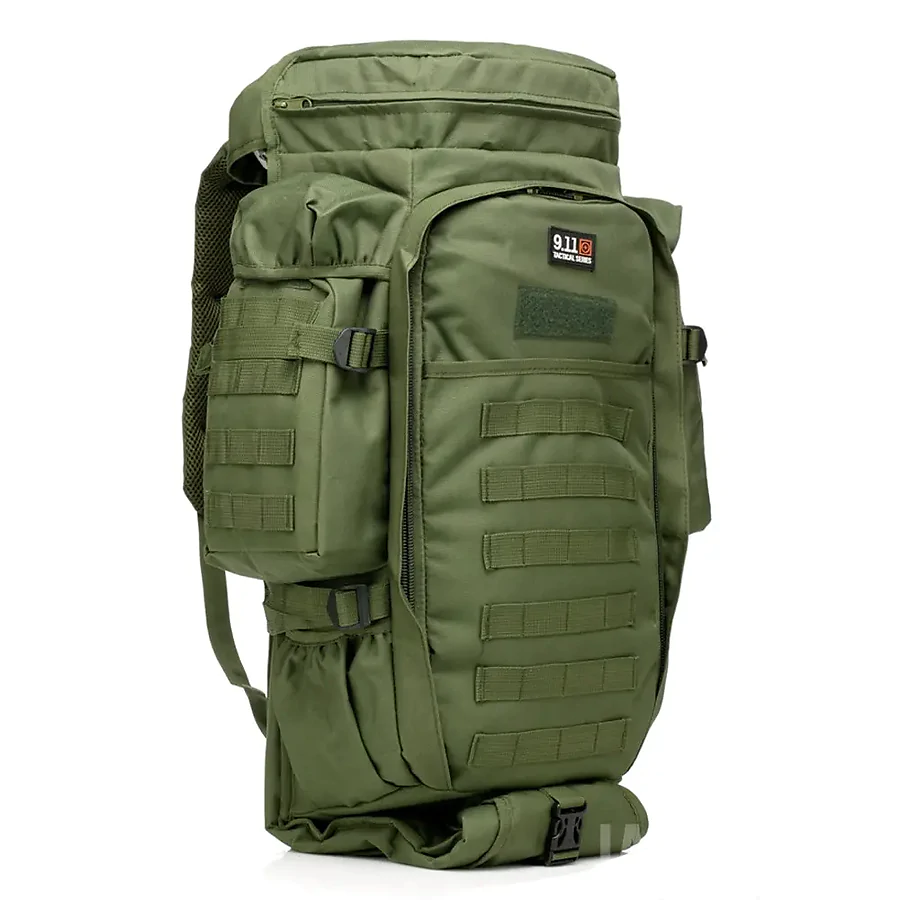 Рюкзак тактический с отделением для оружия 9.11 Tactical 60л, Олива