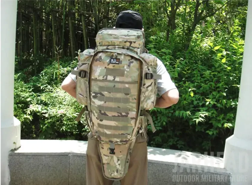 Рюкзак тактичний з відділенням для зброї 9.11 Tactical 60л, Мультикам