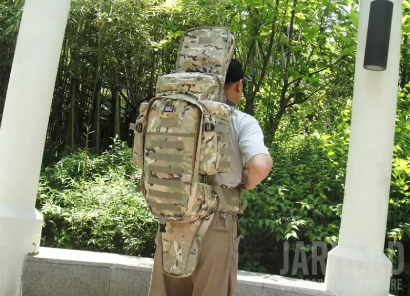 Рюкзак тактичний з відділенням для зброї 9.11 Tactical 60л, Мультикам