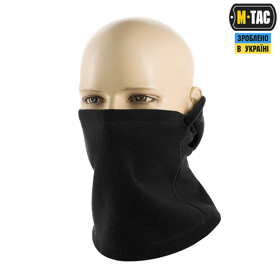 Балаклава-ниндзя M-Tac Elite флис (320г/м2) Черный