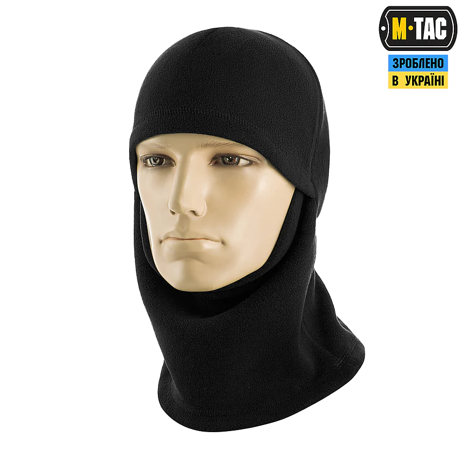 Балаклава-ниндзя M-Tac Elite флис (320г/м2) Черный