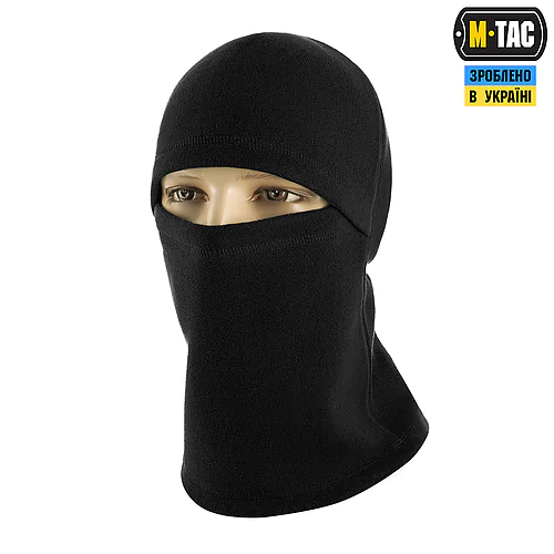Балаклава-ниндзя M-Tac Elite флис (320г/м2) Черный