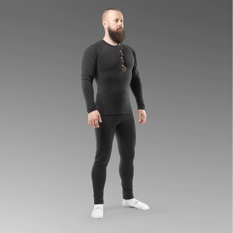 Комплект термобілизни Combatant WARSKIN. Чорний