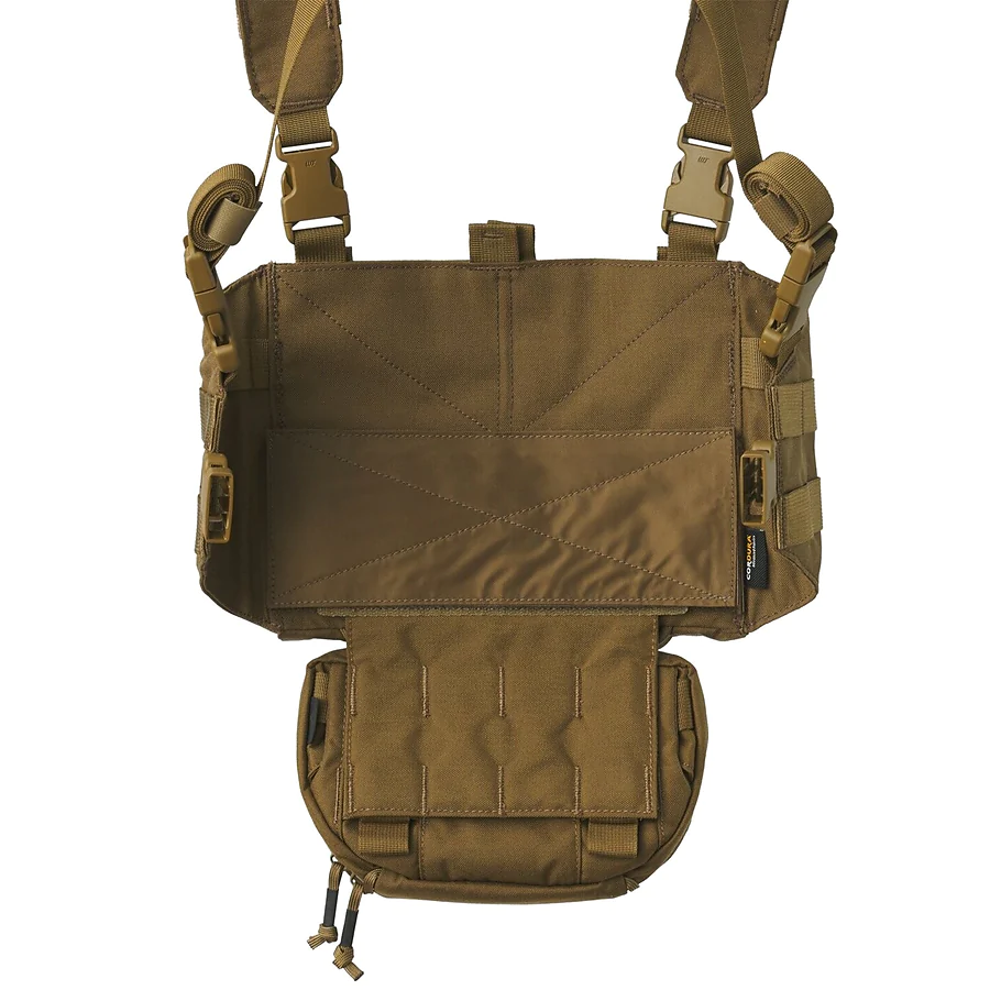 Нагрудник с тройным подсумком на 3 AK/AR Helikon Chicom Chest Rig, Мультикам